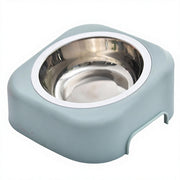 Elevated Tilted Stainless Steel Cat Bowl | Neck & Joint Protection