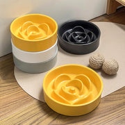 Ceramic Anti-Bloat Petal Slow Feeder for Labradors