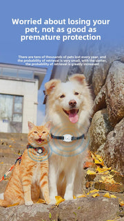 Pet Locator Anti Lost Device Cat Dog Tracking Reservation Device Tracking Artifact Collar Bluetooth GPS Locator for IOS Iphone