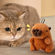 Interactive Chirping Bird Cat Toy Pet Simulation Bird Touch Voice Doll Interactive Cat Rechargeable Lifelike Bird Plush Toy